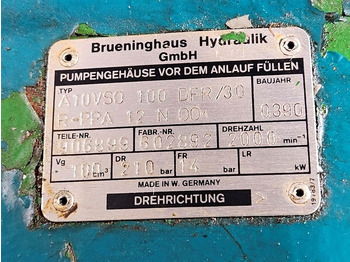 Hydraulik für Baumaschine Brueninghaus Hydromatik A10VSO100DFR/30R-906899-Load sensing pump: das Bild 4