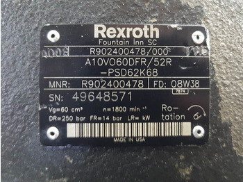 Hydraulik Rexroth A10VO60DFR/52R - Load sensing pump: das Bild 3 Hydraulik Rexroth A10VO60DFR/52R - Load sensing pump: das Bild 3