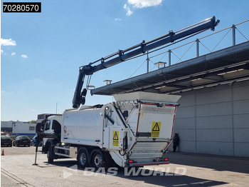 Müllwagen Volvo FM 370 6X2 Hiab X-Hipro 162 Kran GeesinkNorba Lift+Lenkachse VEB Euro 6: das Bild 2
