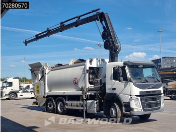 Müllwagen Volvo FM 370 6X2 Hiab X-Hipro 162 Kran GeesinkNorba Lift+Lenkachse VEB Euro 6: das Bild 3