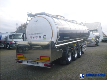 Tankauflieger LAG Food tank inox 32m3 / 3 comp + pump + steam heating + webasto: das Bild 4