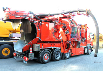 Saug-/ Spülfahrzeug Scania R560 V8 8x4 Kroll 20m³ WRG 2x HD-Pumpe 620 Liter: das Bild 3