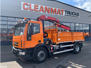 Kipper, Autokran Iveco ML190EL25 HMF 10 Tonmeter laadkraan Just 73.307 km!: das Bild 2