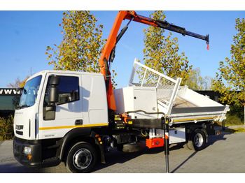 Autokran IVECO Eurocargo 120E18 Crane Palfinger / 3-way tipper / sleeper cab: das Bild 3