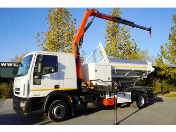 Autokran IVECO Eurocargo 120E18 Crane Palfinger / 3-way tipper / sleeper cab: das Bild 2