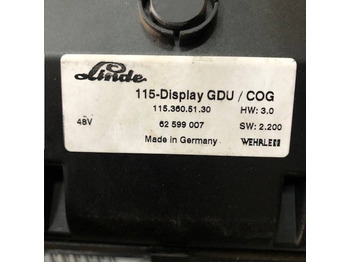 Elektrische Ausrüstung für Flurförderzeug 115-Display GDU/COG for Linde: das Bild 4