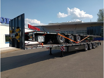Pritschenauflieger/ Plattformauflieger Schwarzmüller 3Achs Tele Rampen TwistLock40+2x20"SAF Lenk+Lift: das Bild 2 Pritschenauflieger/ Plattformauflieger Schwarzmüller 3Achs Tele Rampen TwistLock40+2x20"SAF Lenk+Lift: das Bild 2