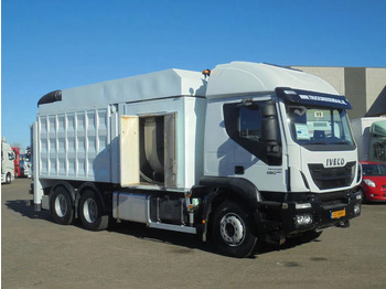 Saug-/ Spülfahrzeug Iveco Trakker 450 + Euro 5 + Zandzuiger + Manual + 6x4 + Remote: das Bild 3