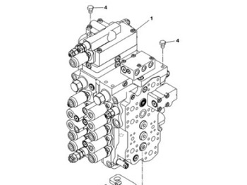 CASE Hydraulik ventil