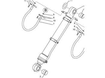 CASE Hydraulikzylinder