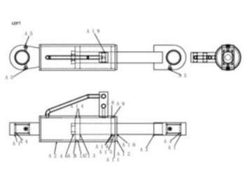 CASE Hydraulikzylinder