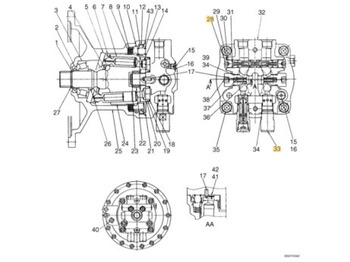 NEW HOLLAND Schwenkmotor