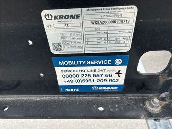 Container/ Wechselfahrgestell Anhänger neu kaufen Krone 2 Achswechselfahrgestell, Typ: MAXI AZW 18 eL3B7: das Bild 4