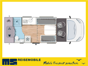 Teilintegriertes Wohnmobil Chausson 640 ULTIMATE / -2026- / 140PS-8G. / XXL- HUBBETT: das Bild 2