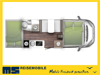 Alkoven Wohnmobil Forster A 699 HB /140PS / VB - ZUBEHÖR-PAKET/ 6x SITZP.: das Bild 2