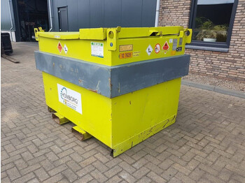 Lagertank dieseltank Steenbergen 2000 liter Kiwa IBC Dieseltank met handpomp: das Bild 2