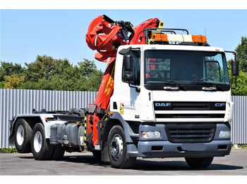 Autokran, Abrollkipper DAF CF 85.340 * ABROLLKIPPER + KRAN * TOP: das Bild 3