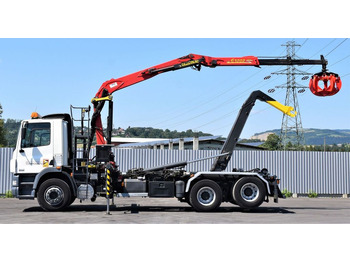 Autokran, Abrollkipper DAF CF 85.340 * ABROLLKIPPER + KRAN * TOP: das Bild 5