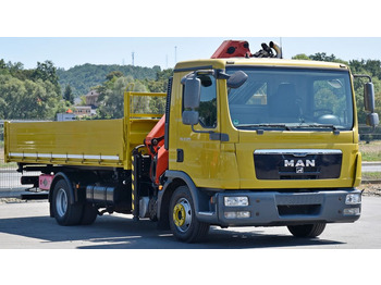 Autokran, Kipper MAN TGL 12.220 Kipper 5,05 m + PK 8501 B *TOPZUSTAND: das Bild 4