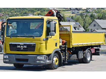 Autokran, Kipper MAN TGL 12.220 Kipper 5,05 m + PK 8501 B *TOPZUSTAND: das Bild 3