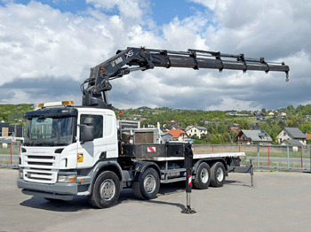 Autokran Scania P 420* PLATFORM 6,80m * HIAB 600 EP-5/FUNK * 8x4: das Bild 2