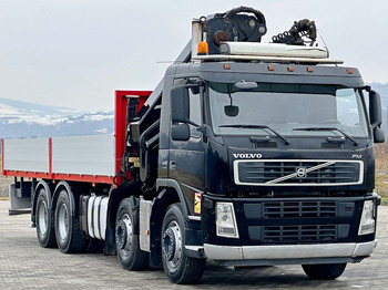 Pritsche LKW, Autokran Volvo FM 440* HIAB 377 E-7 HIDUO + FUNK / 8x4: das Bild 3