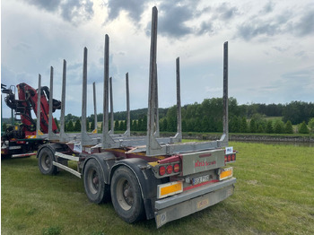 Holzanhänger MHS przyczepa do przewozu drewna: das Bild 2