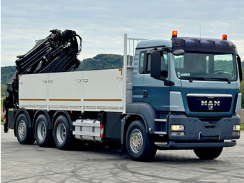 Pritsche LKW, Autokran MAN TGS 35.400*HIAB 377 E-5 HIPRO+JIB 70X-3FUNK /8x4: das Bild 4