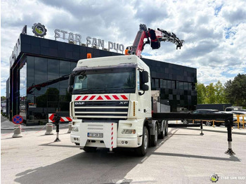 Sattelzugmaschine DAF  XF 105.510 8x4 FASSI F800 XP Crane Fifth wheel: das Bild 5