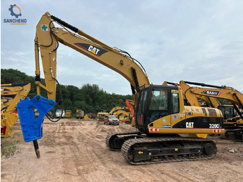 Kettenbagger CAT 320CL excavator with hammer: das Bild 3