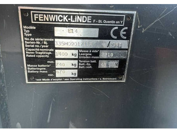 Elektrostapler Linde E14: das Bild 4