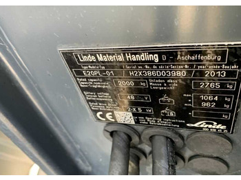 Elektrostapler Linde E20PL-01: das Bild 4