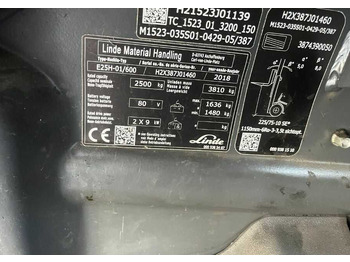 Elektrostapler Linde E25H-01/600: das Bild 4 Elektrostapler Linde E25H-01/600: das Bild 4