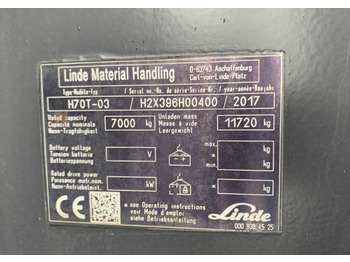 Treibgasstapler Linde H70T-03: das Bild 2