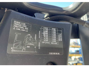 Schubmaststapler Linde R16HD-01: das Bild 5
