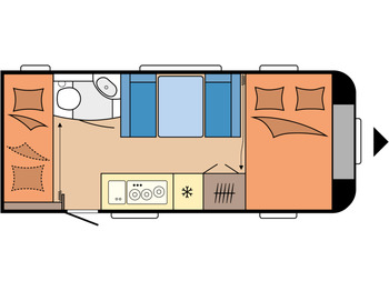 HOBBY DE LUXE 490 KMF Wohnwagen