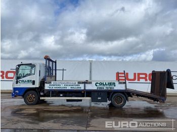 Pritsche LKW Für die Beförderung von schwere Technik 2010 Isuzu N75.190: das Bild 2