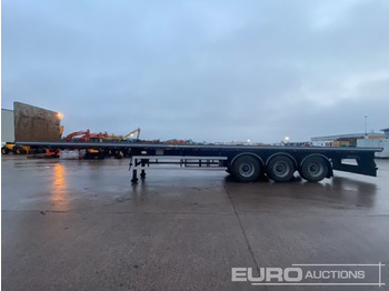 Pritschenauflieger/ Plattformauflieger 2013 SDC 45' Tri Axle Flat Trailer, Goal Post Sockets, Twist Locks, BPW Axles: das Bild 2 Pritschenauflieger/ Plattformauflieger 2013 SDC 45' Tri Axle Flat Trailer, Goal Post Sockets, Twist Locks, BPW Axles: das Bild 2