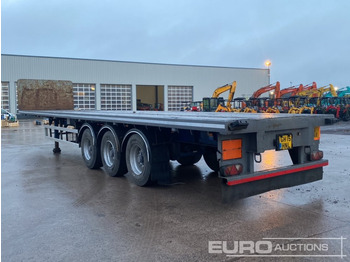 Pritschenauflieger/ Plattformauflieger 2013 SDC 45' Tri Axle Flat Trailer, Goal Post Sockets, Twist Locks, BPW Axles: das Bild 3 Pritschenauflieger/ Plattformauflieger 2013 SDC 45' Tri Axle Flat Trailer, Goal Post Sockets, Twist Locks, BPW Axles: das Bild 3