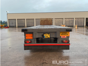 Pritschenauflieger/ Plattformauflieger 2013 SDC 45' Tri Axle Flat Trailer, Goal Post Sockets, Twist Locks, BPW Axles: das Bild 4 Pritschenauflieger/ Plattformauflieger 2013 SDC 45' Tri Axle Flat Trailer, Goal Post Sockets, Twist Locks, BPW Axles: das Bild 4