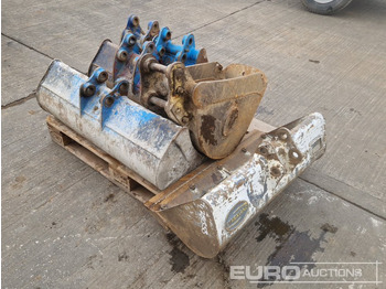 Schaufel 36", 30", 24" Ditching, 12", 12", 10" Digging Bucket 25/30mm Pin to suit Mini Excavator: das Bild 5