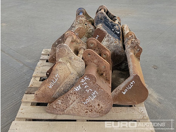 Schaufel 36" Ditching, 18", 18", 12", 12" Digging Bucket 30-35mm Pin to suit Mini Excavator: das Bild 2