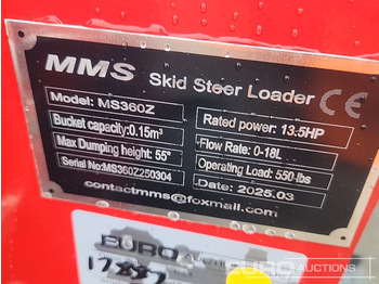 Kompaktlader Unused 2025 MMS MS360Z: das Bild 2
