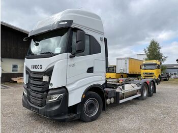 Containerwagen/ Wechselfahrgestell LKW Iveco S-Way AS260SY/FS CM LNG BDF - Multiwechsler: das Bild 1