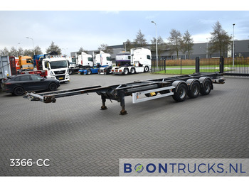 Container/ Wechselfahrgestell Auflieger Van Hool 3B2015 FIXED CHASSIS | 2x20-40ft HC * 4600 Kg * NL TRAILER: das Bild 4