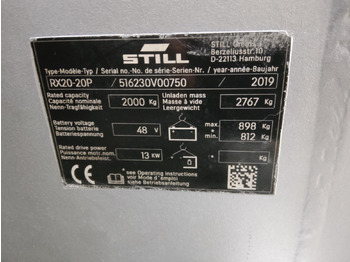 Elektrostapler STILL RX20-20P: das Bild 5 Elektrostapler STILL RX20-20P: das Bild 5