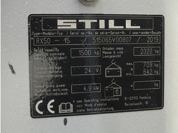 Elektrostapler Still RX50-15: das Bild 5