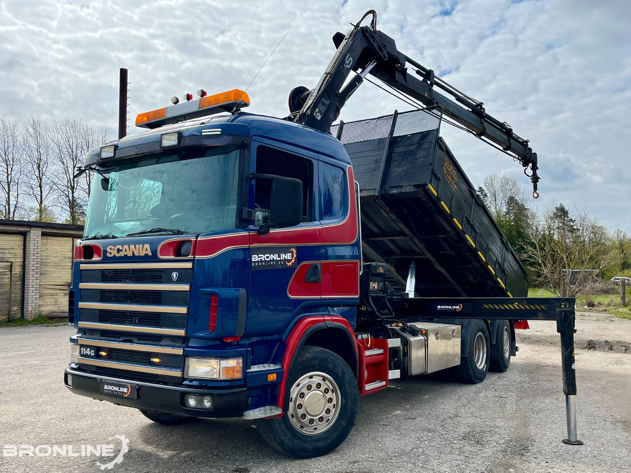 2002 SCANIA R114 6X2*4 Tipper+HIAB 166-e5 crane - Kipper, Autokran: das Bild 1 2002 SCANIA R114 6X2*4 Tipper+HIAB 166-e5 crane - Kipper, Autokran: das Bild 1