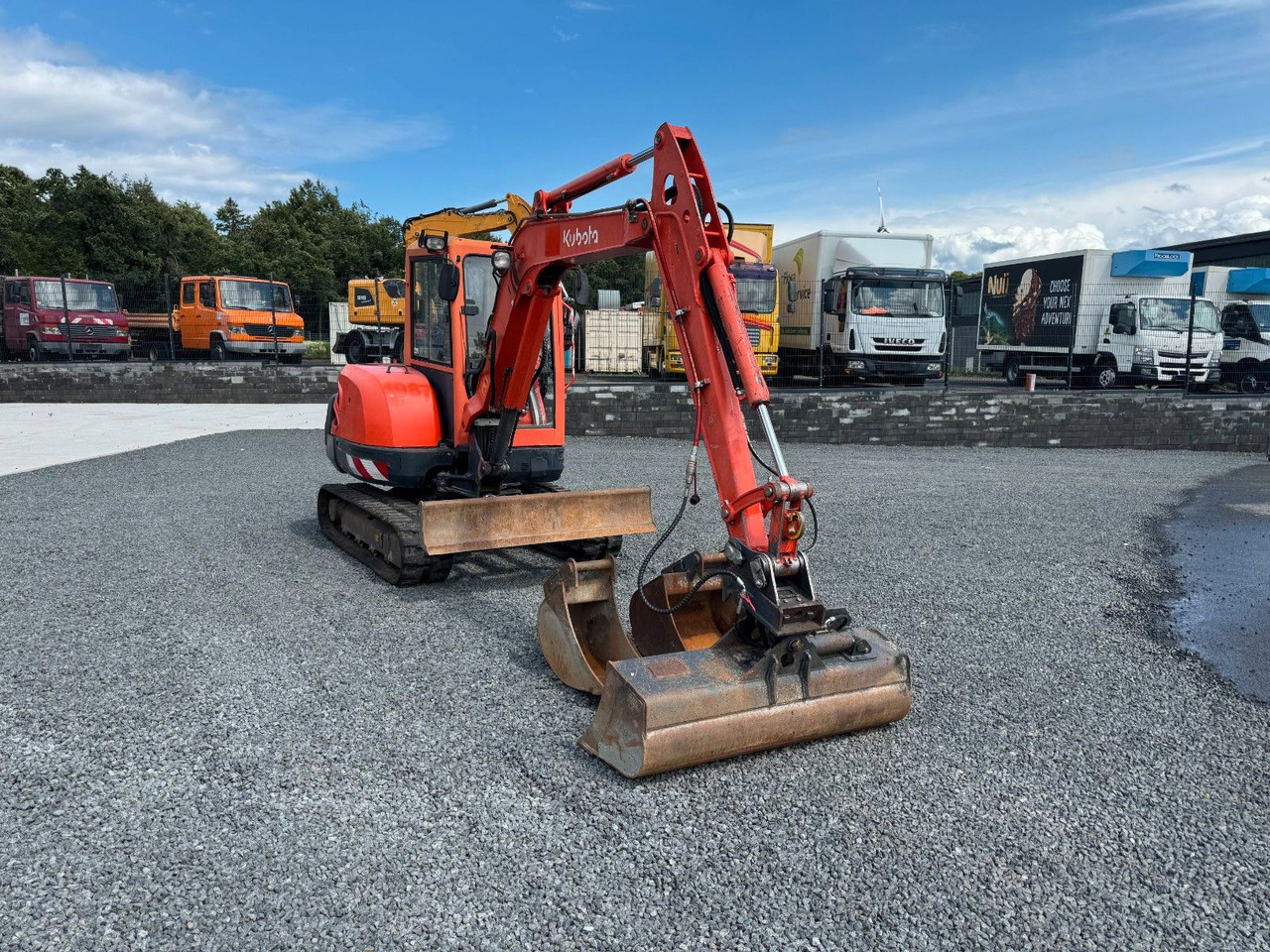Kubota KX 121-3a KX121 Minibagger Monoausleger 3xLöffel - Minibagger: das Bild 3 Kubota KX 121-3a KX121 Minibagger Monoausleger 3xLöffel - Minibagger: das Bild 3