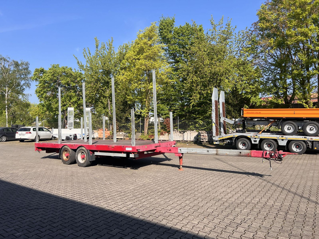 Auflieger Auwärter  Tandempritsche, ausziehbar: das Bild 6